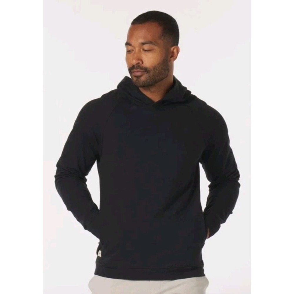 NWT Mantra Obsidian Essential Pullover Hoodie S Quiet Luxury Minimalist